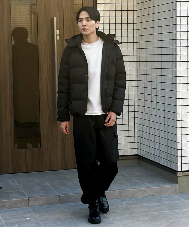 NAVY  プレミアムダウンジャケット メンズ商品画像-23