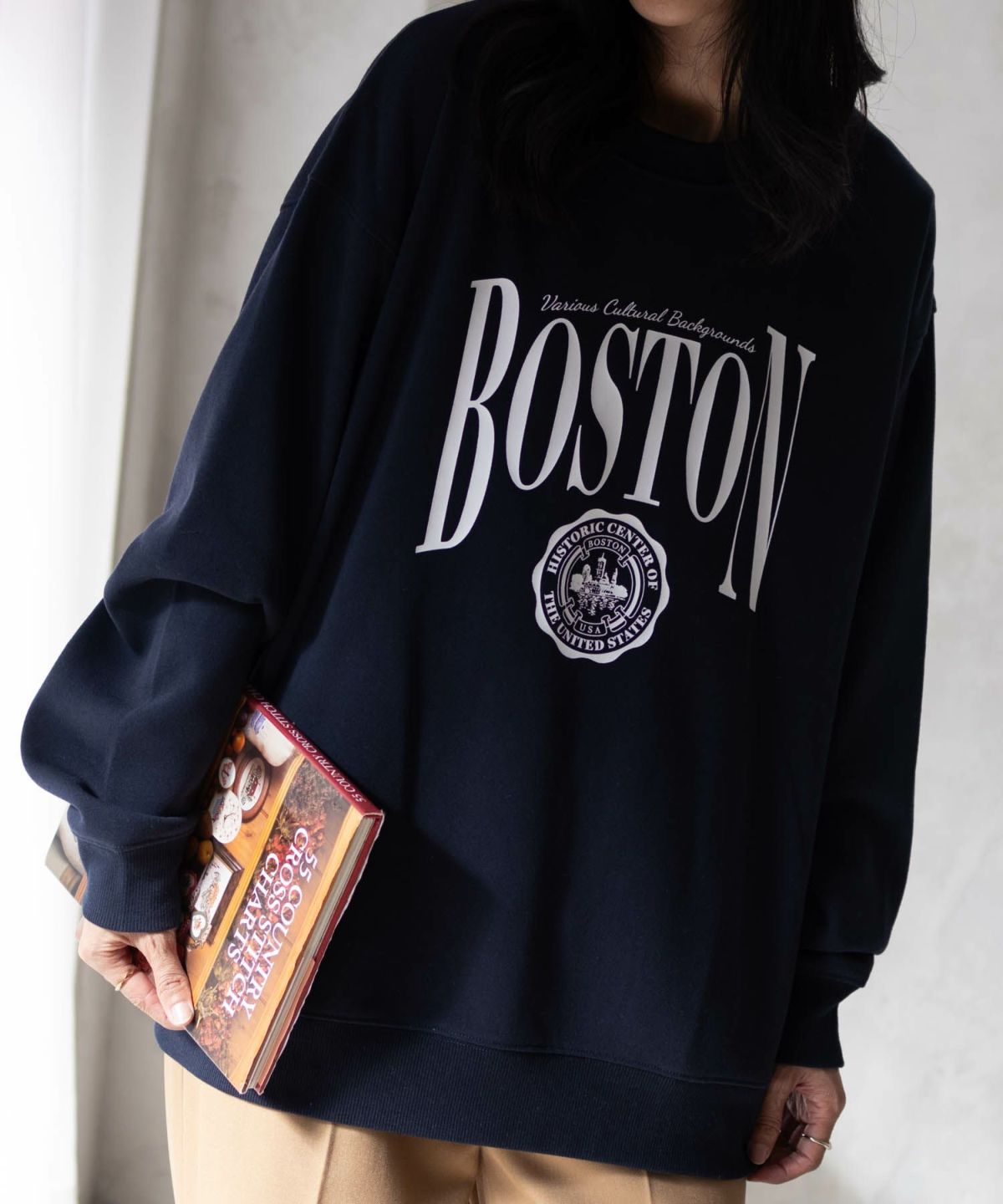 Real Standard 裏起毛スウェットクルーネック メンズ