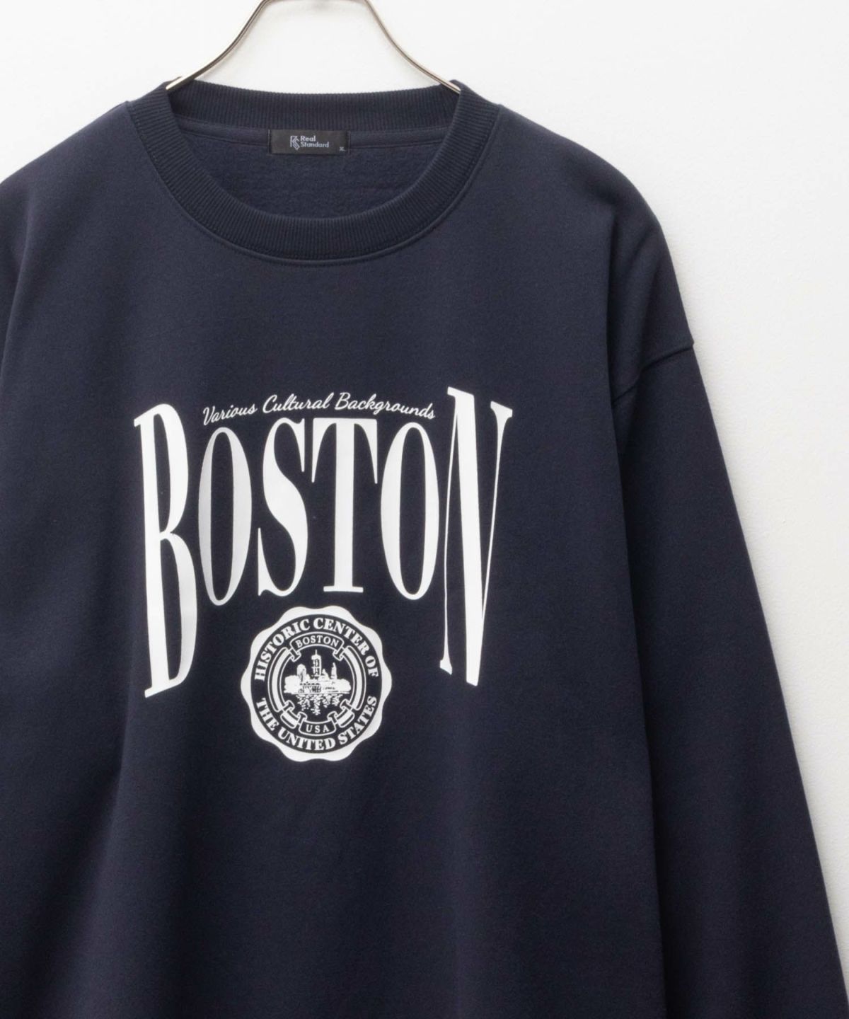 Real Standard 裏起毛スウェットクルーネック メンズ