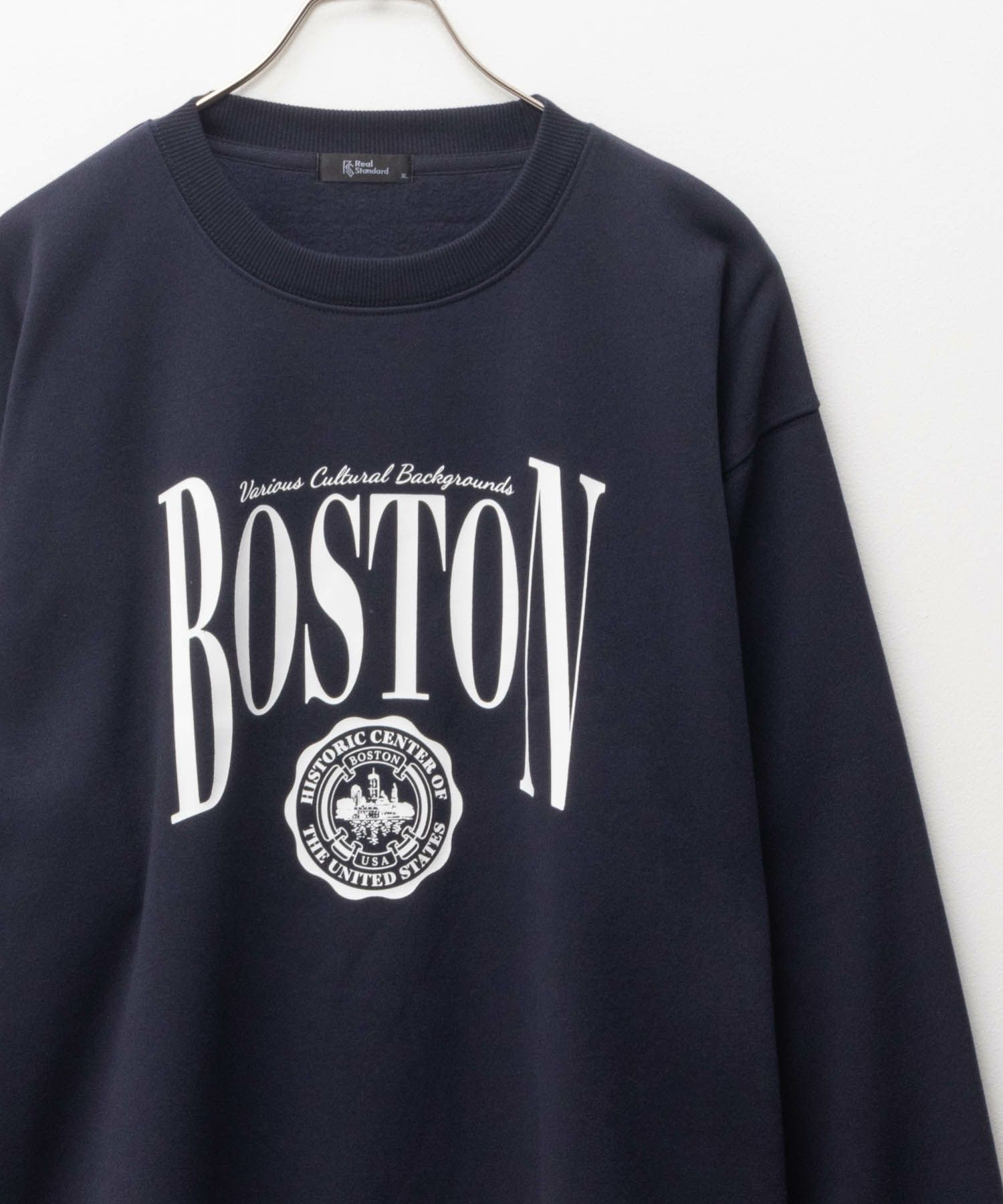 Real Standard 裏起毛スウェットクルーネック メンズ