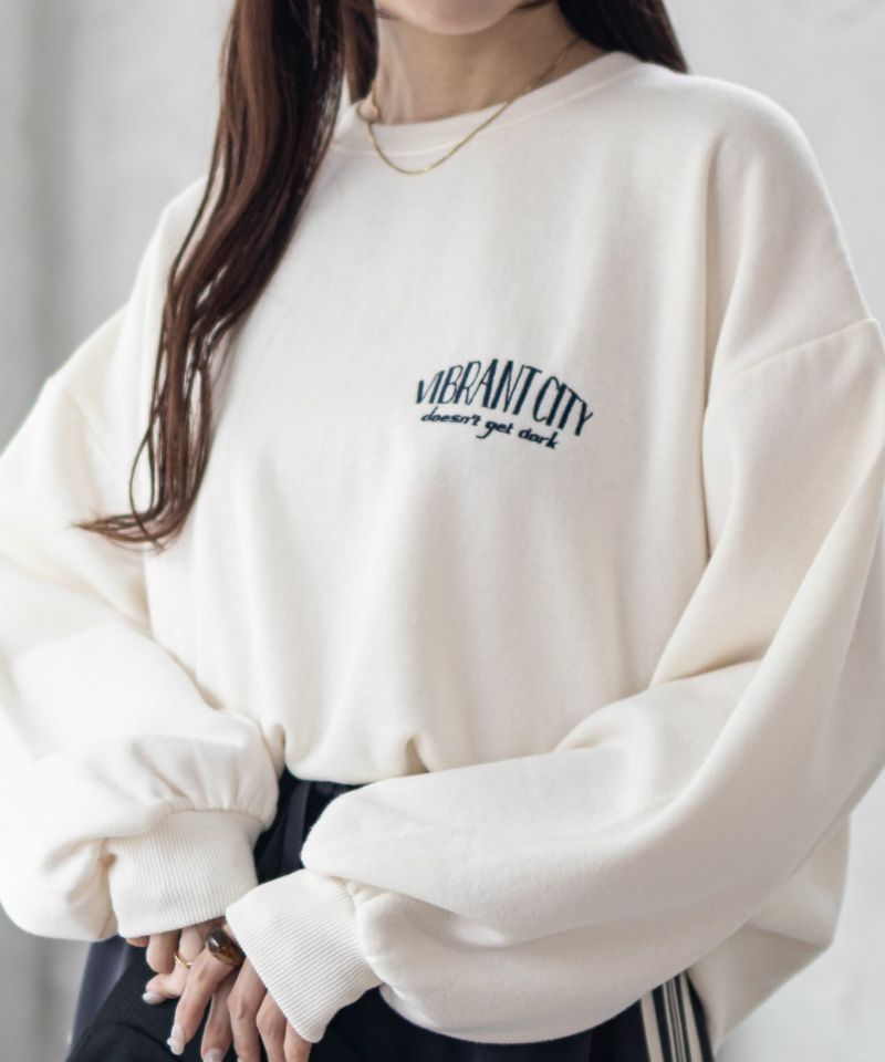 UNDERWRAPS  サガラ刺繍トレーナー レディース商品画像-1