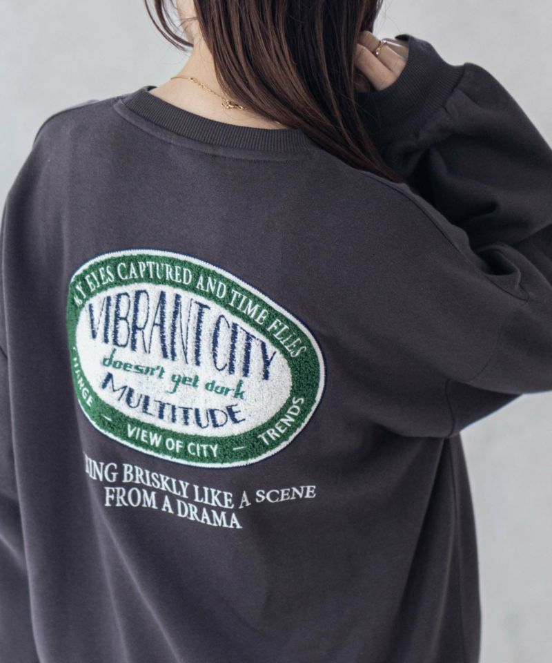 UNDERWRAPS  サガラ刺繍トレーナー レディース商品画像-8