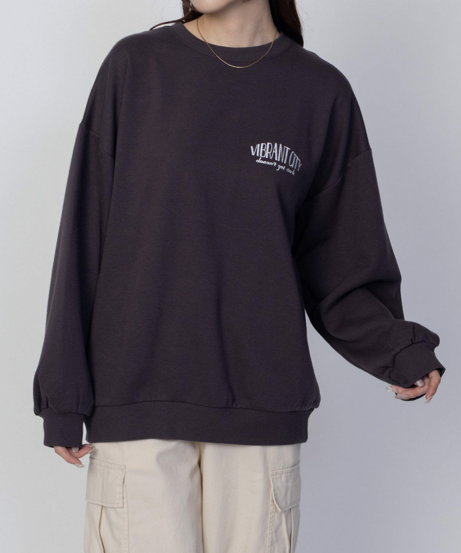 UNDERWRAPS サガラ刺繍トレーナー レディース商品サムネイル-11