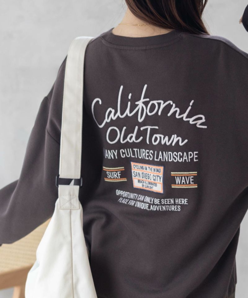 UNDERWRAPS  ビッグロゴ刺繍トレーナー レディース商品画像-2