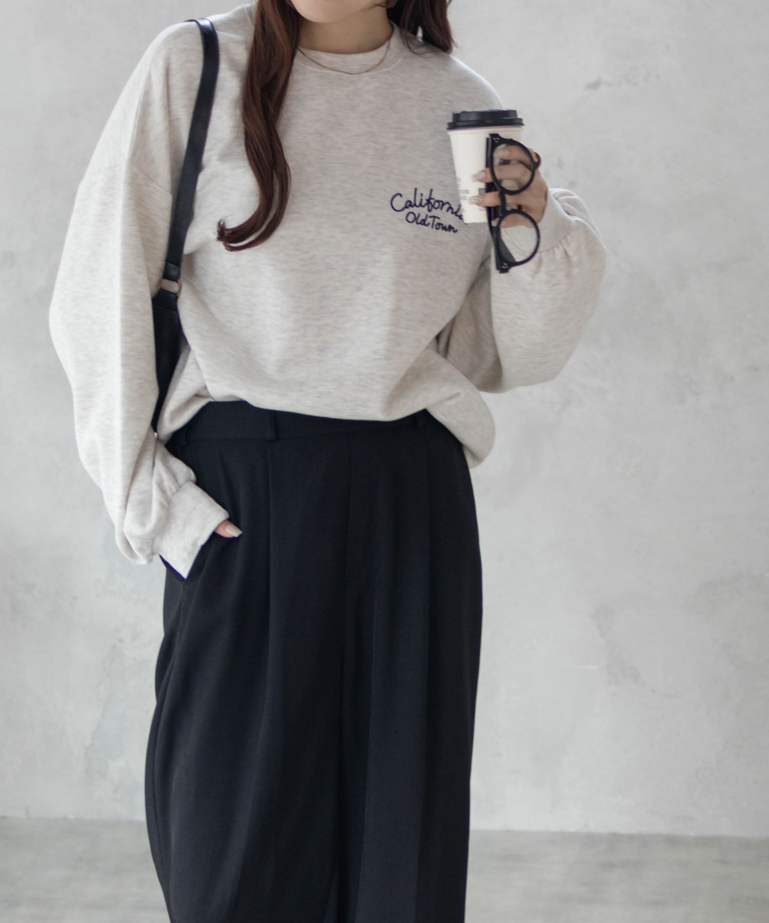 UNDERWRAPS  ビッグロゴ刺繍トレーナー レディース商品サムネイル-4