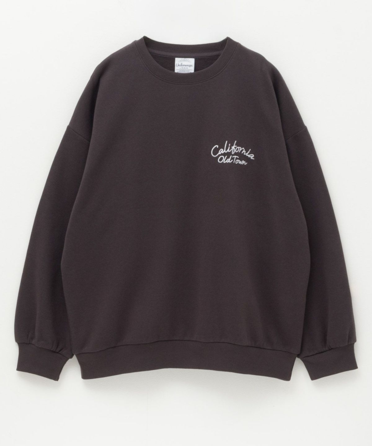 UNDERWRAPS ビッグロゴ刺繍トレーナー レディース