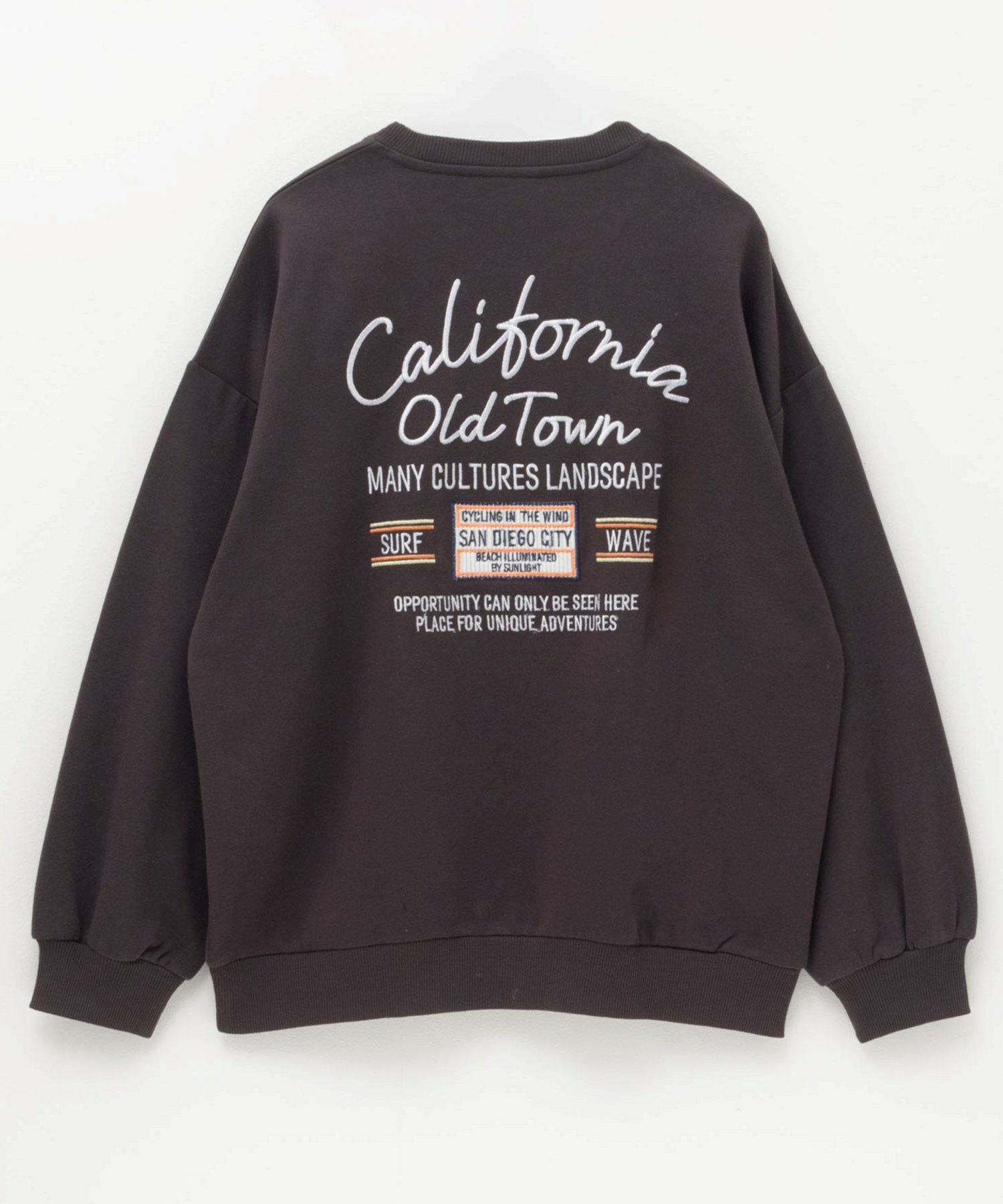 UNDERWRAPS ビッグロゴ刺繍トレーナー レディース