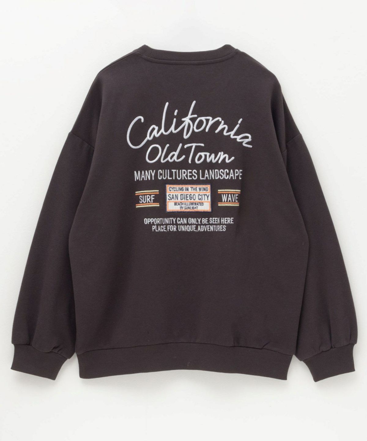 UNDERWRAPS ビッグロゴ刺繍トレーナー レディース