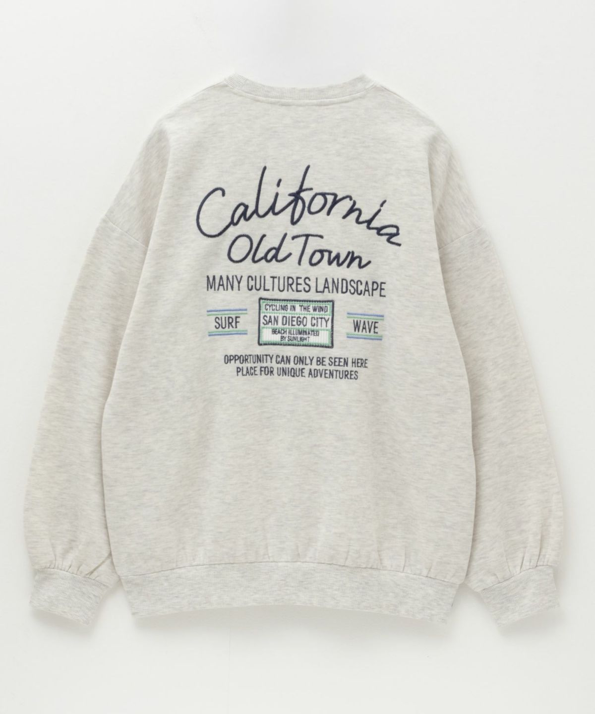 UNDERWRAPS ビッグロゴ刺繍トレーナー レディース