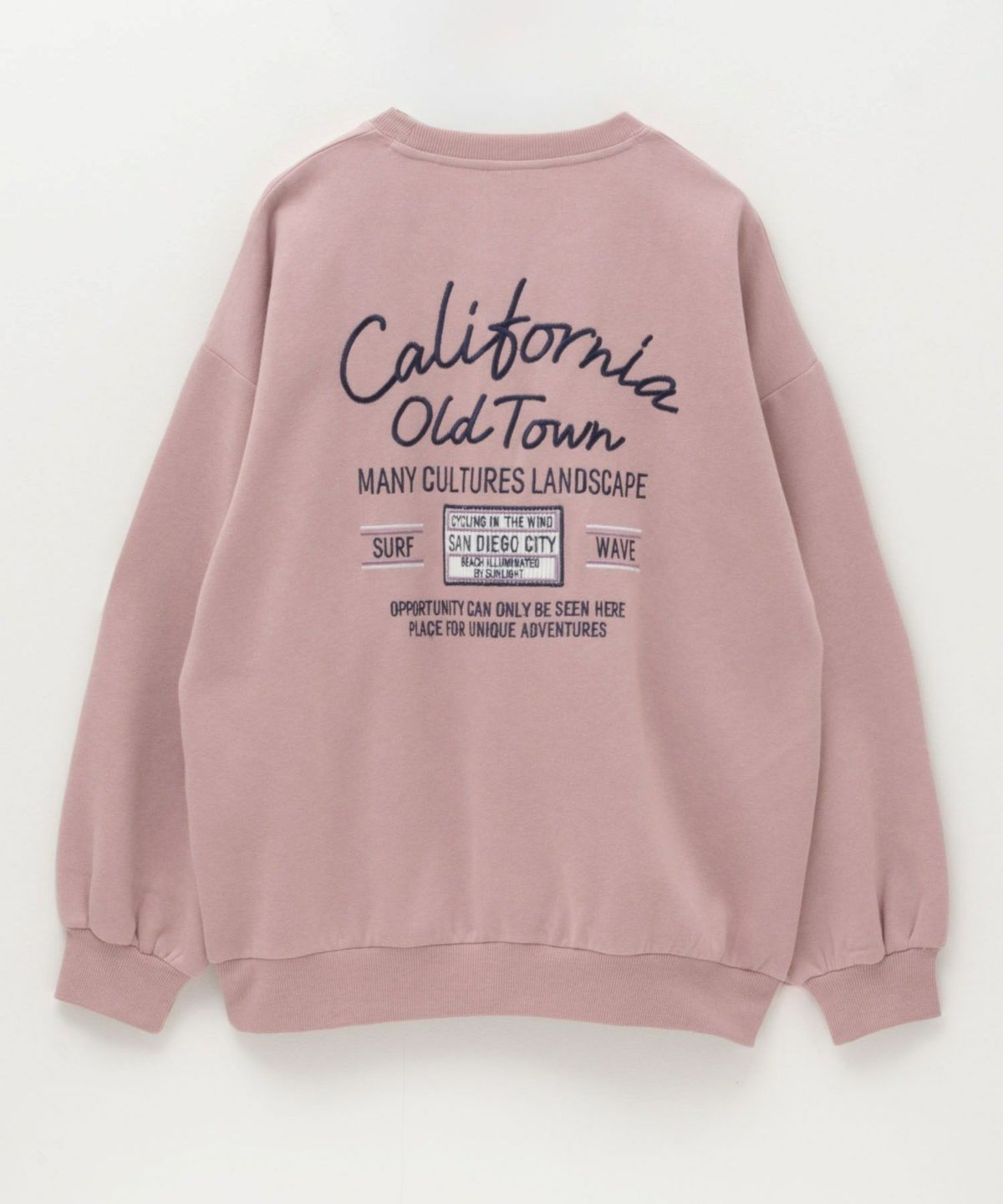 UNDERWRAPS ビッグロゴ刺繍トレーナー レディース