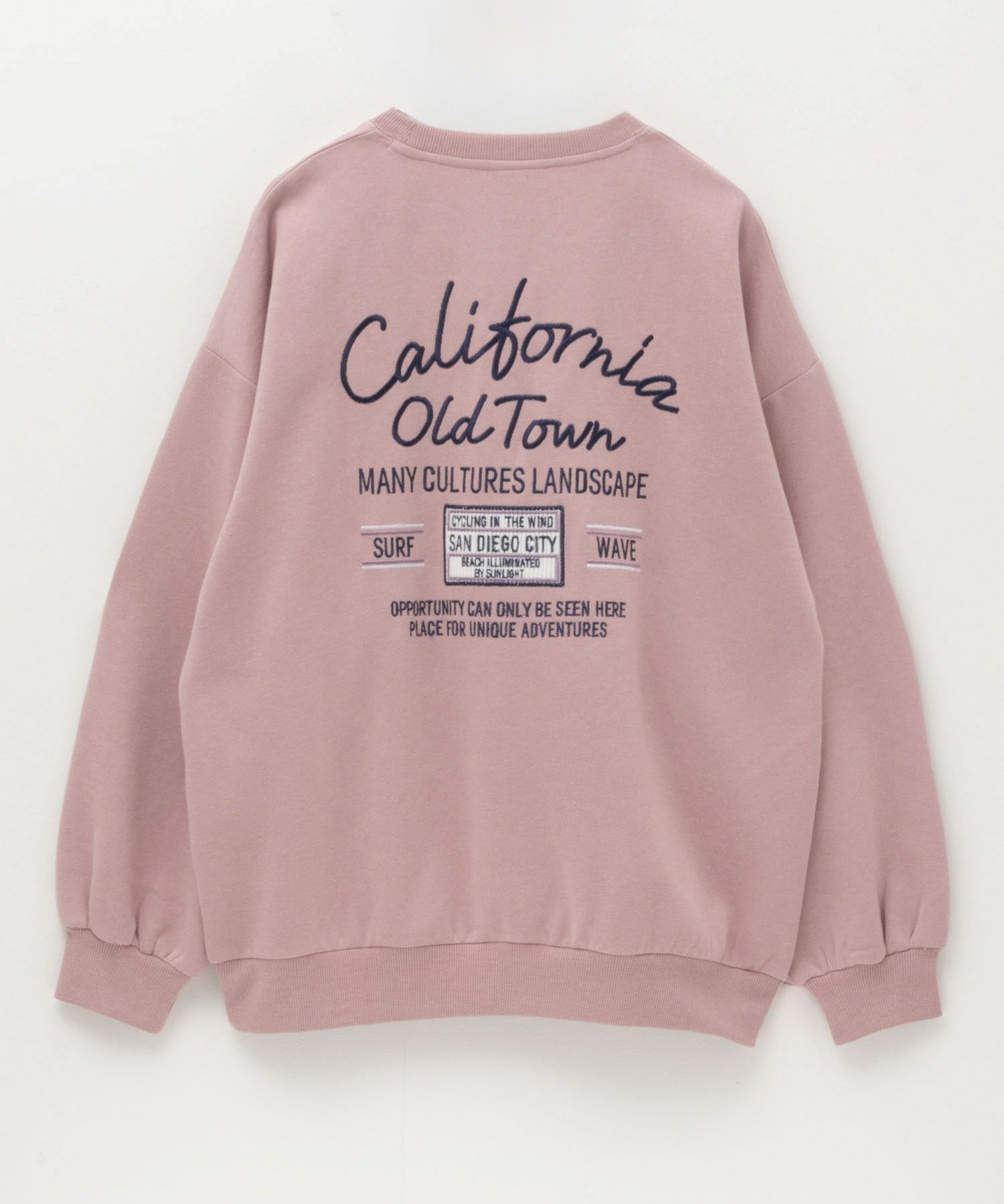 UNDERWRAPS ビッグロゴ刺繍トレーナー レディース