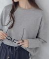 nAvy ラメ裏毛コクーンプルオーバー レディース