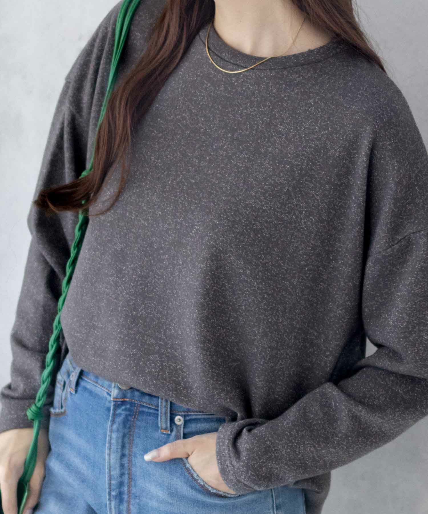 nAvy  ラメ裏毛コクーンプルオーバー レディース商品サムネイル-2