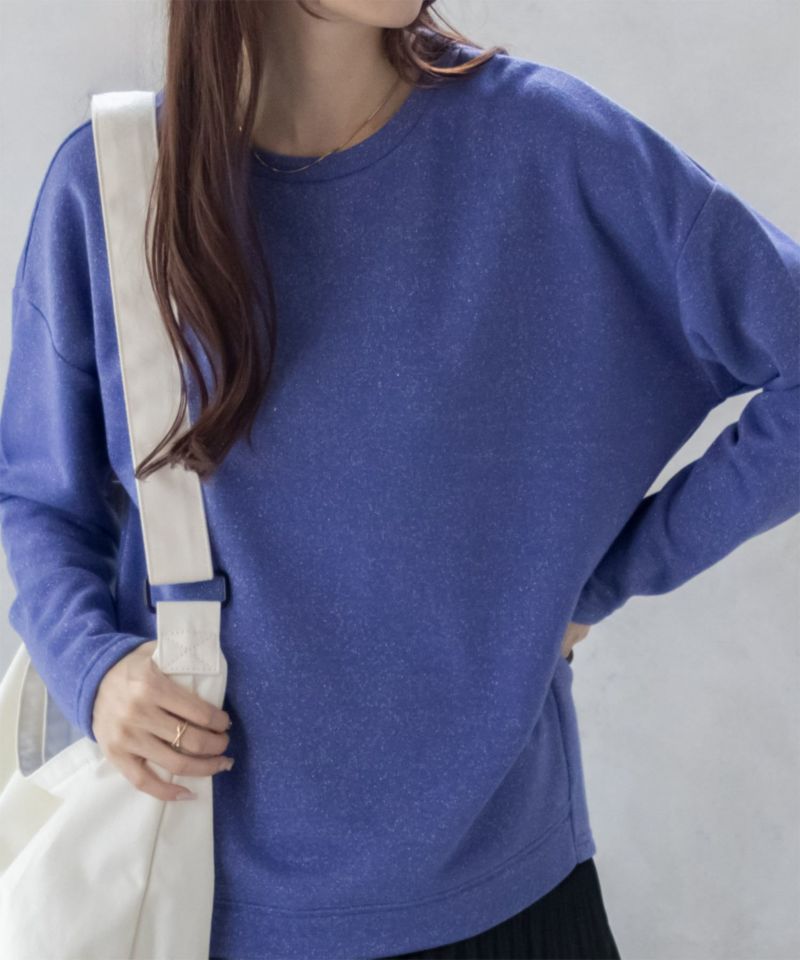 nAvy ラメ裏毛コクーンプルオーバー レディース商品画像-4