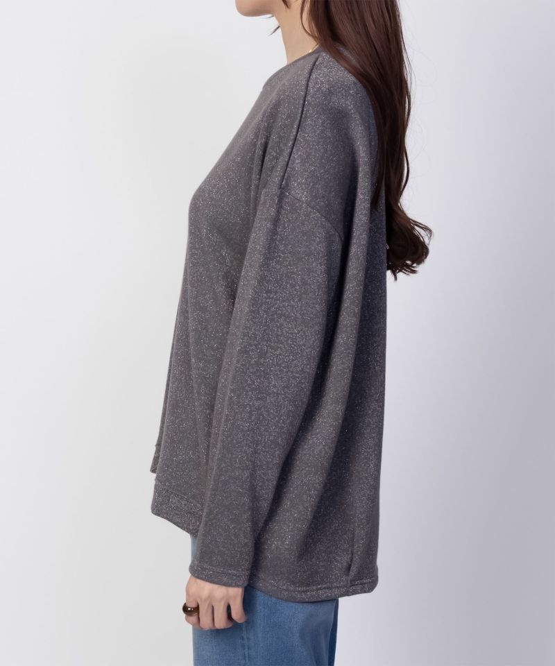 nAvy ラメ裏毛コクーンプルオーバー レディース商品画像-11