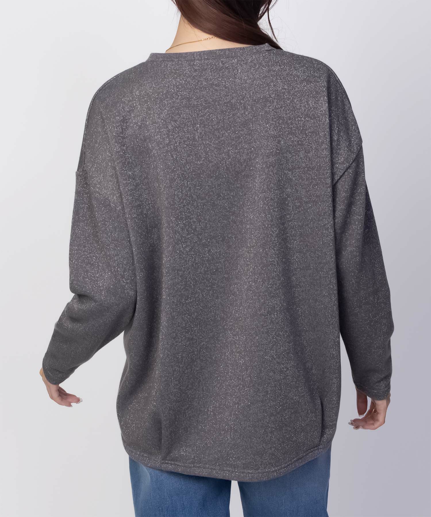 nAvy  ラメ裏毛コクーンプルオーバー レディース商品サムネイル-12