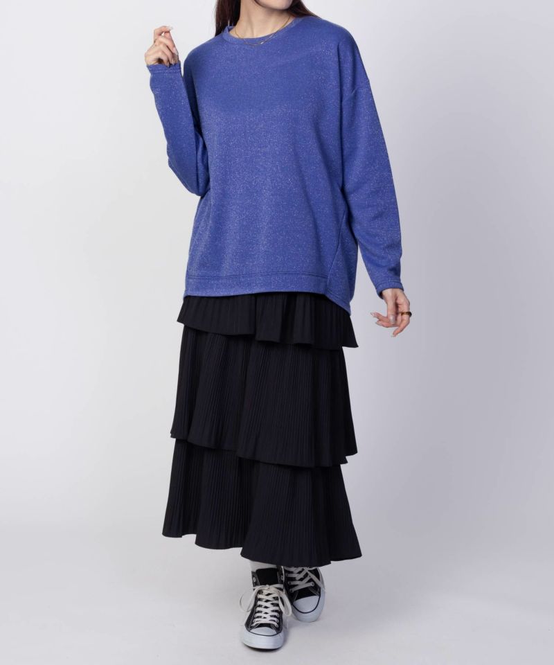 nAvy  ラメ裏毛コクーンプルオーバー レディース商品画像-21