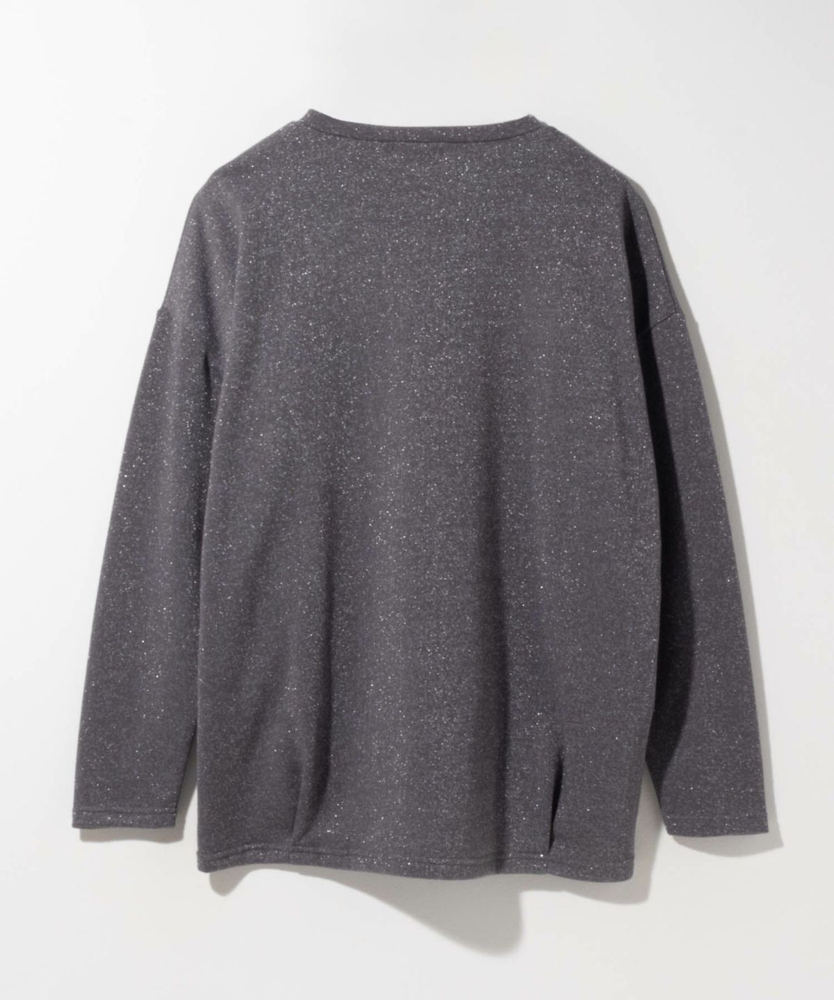 nAvy ラメ裏毛コクーンプルオーバー レディース