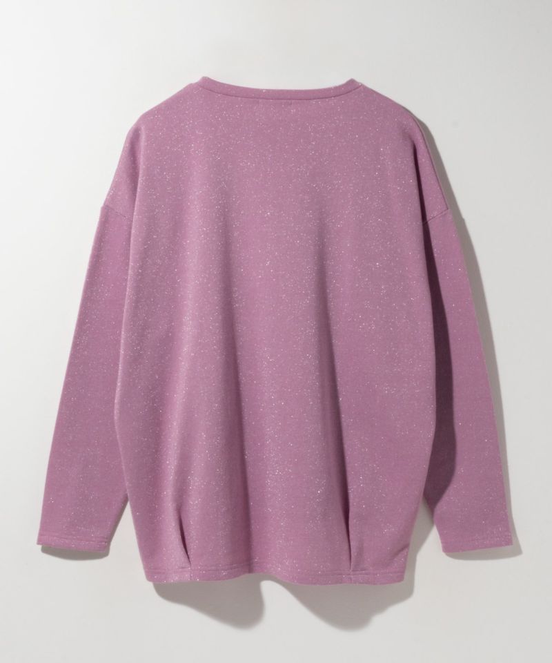 nAvy  ラメ裏毛コクーンプルオーバー レディース商品画像-28