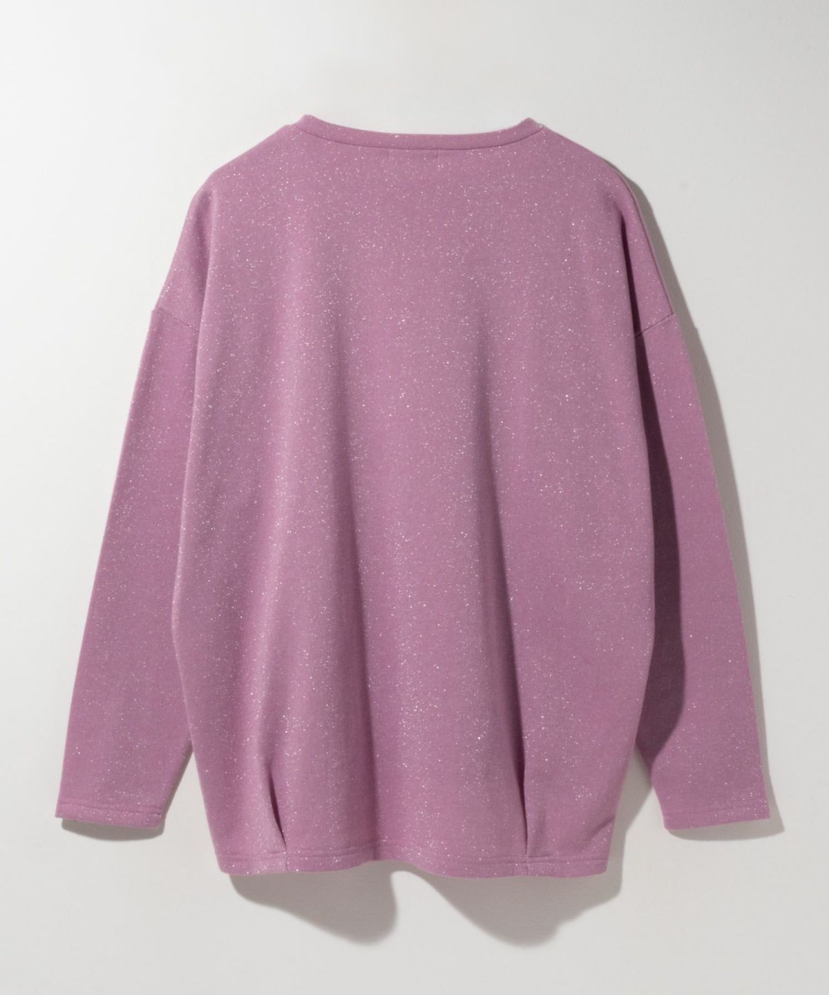 nAvy ラメ裏毛コクーンプルオーバー レディース