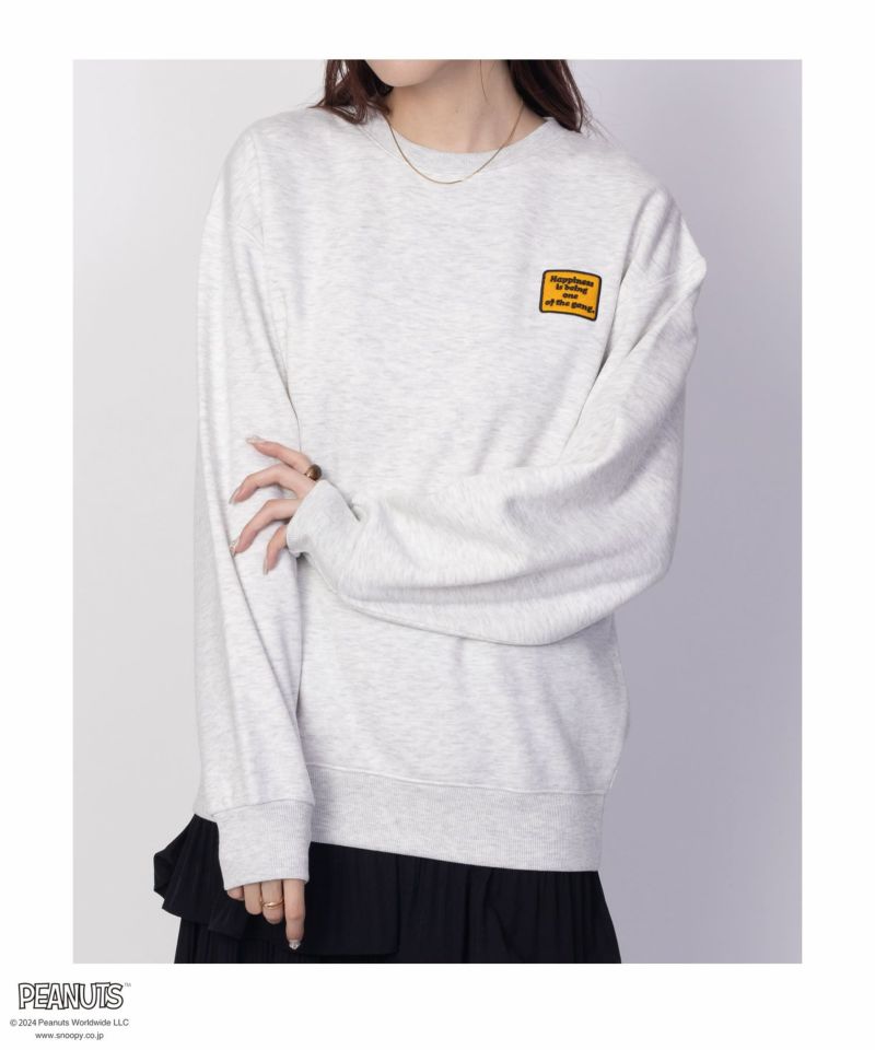 PEANUTS SNOOPY プリントルーズトレーナー レディース商品画像-2