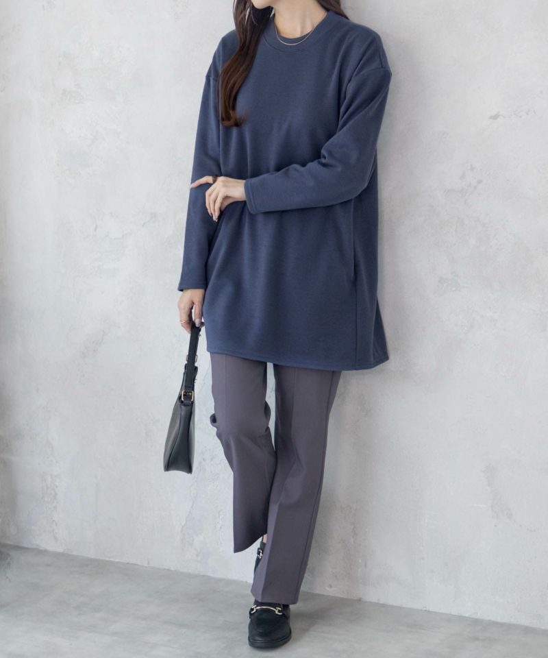 nAvy 温℃裏シャギーチュニック レディース nAvy 温℃裏シャギーチュニック レディース