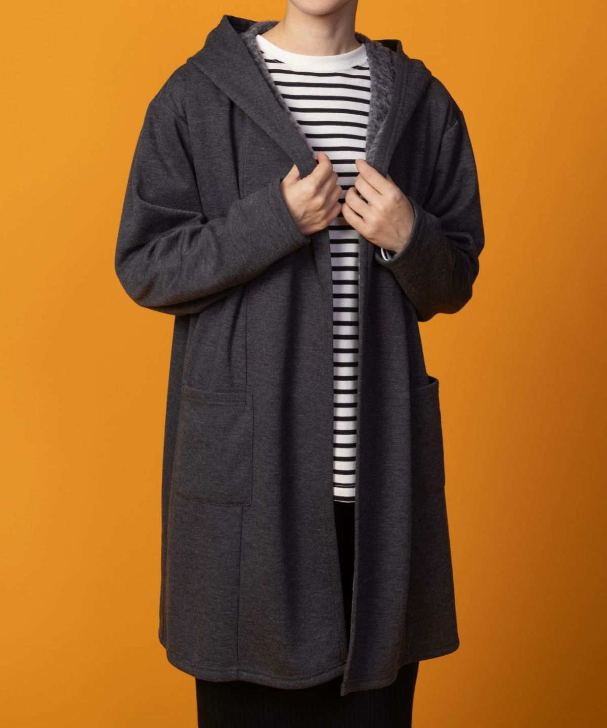 nAvy 温℃裏シャギートッパーカーディガン レディース