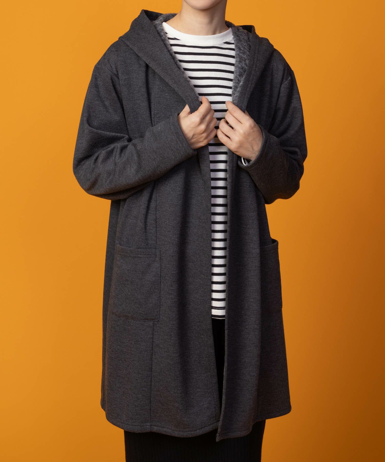 nAvy 温℃裏シャギートッパーカーディガン レディース