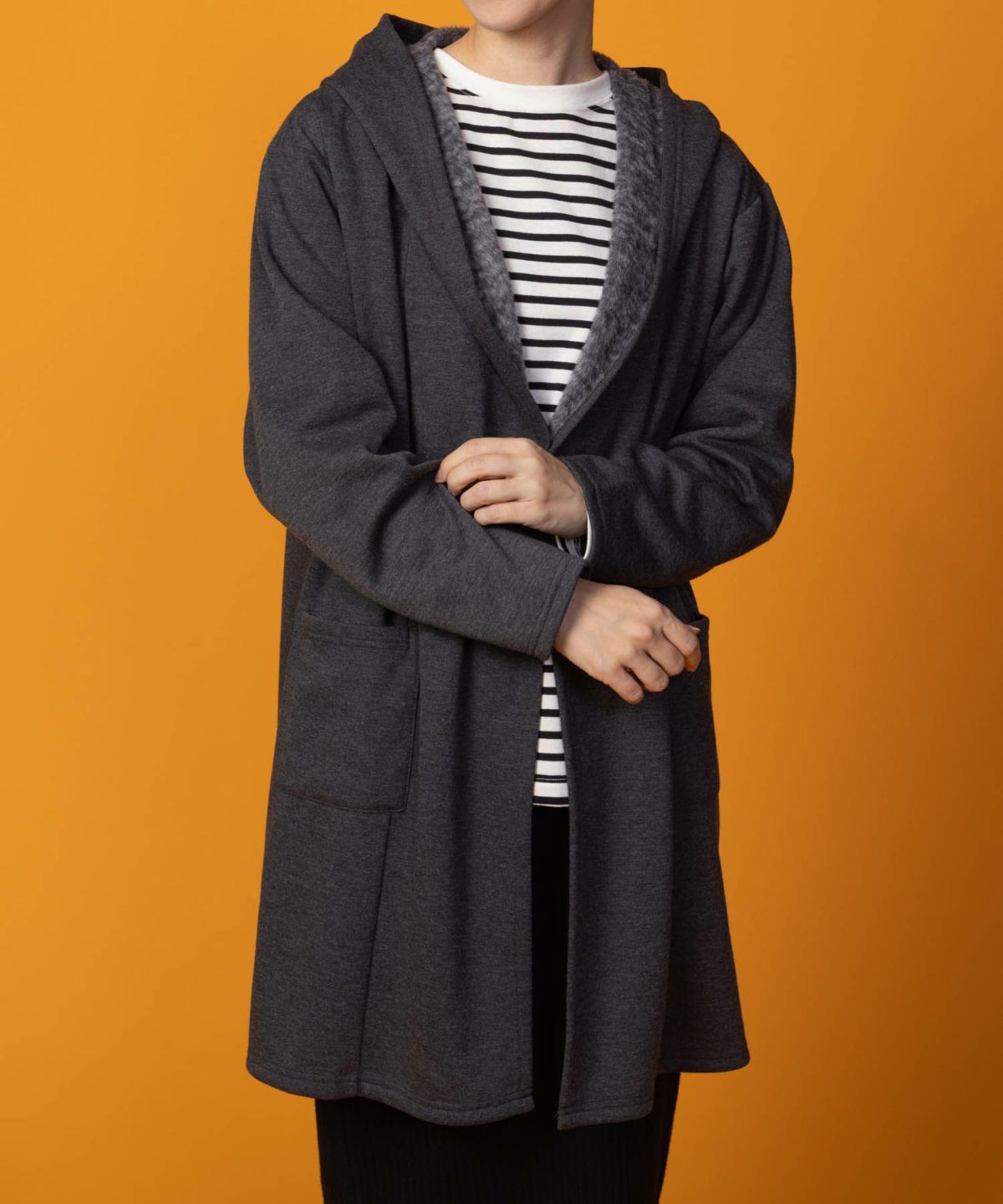 nAvy 温℃裏シャギートッパーカーディガン レディース