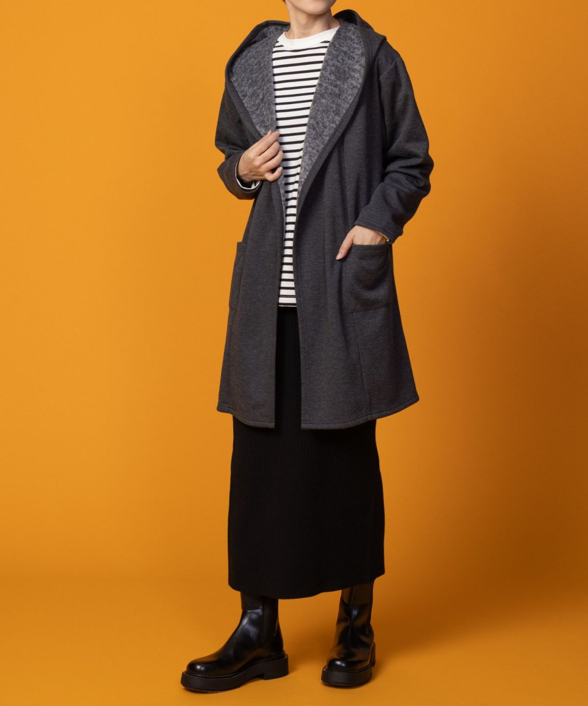 nAvy 温℃裏シャギートッパーカーディガン レディース