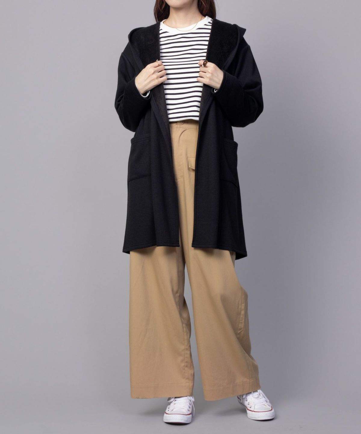 nAvy 温℃裏シャギートッパーカーディガン レディース