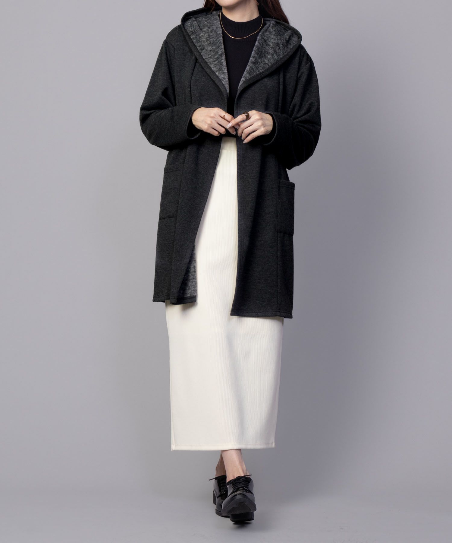 nAvy  温℃裏シャギートッパーカーディガン レディース商品サムネイル-11