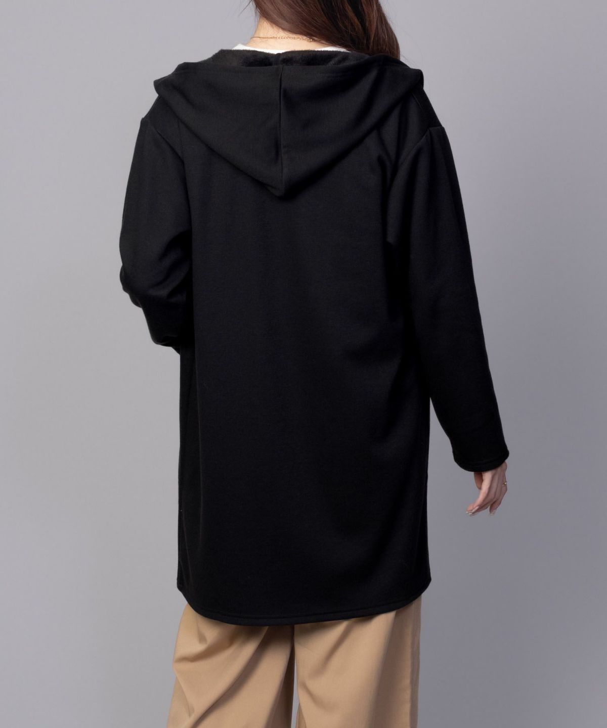 nAvy 温℃裏シャギートッパーカーディガン レディース