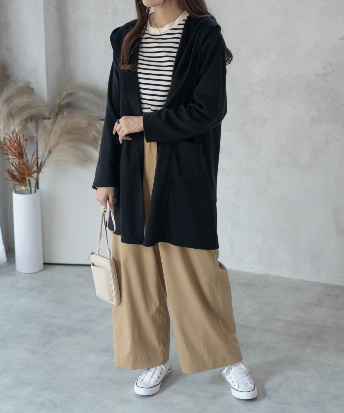 nAvy 温℃裏シャギートッパーカーディガン レディース