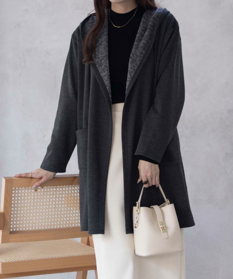 nAvy  温℃裏シャギートッパーカーディガン レディース商品画像-19