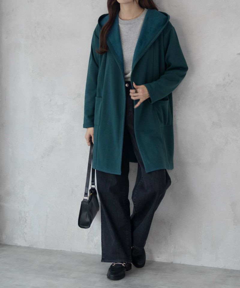 nAvy  温℃裏シャギートッパーカーディガン レディース商品画像-21