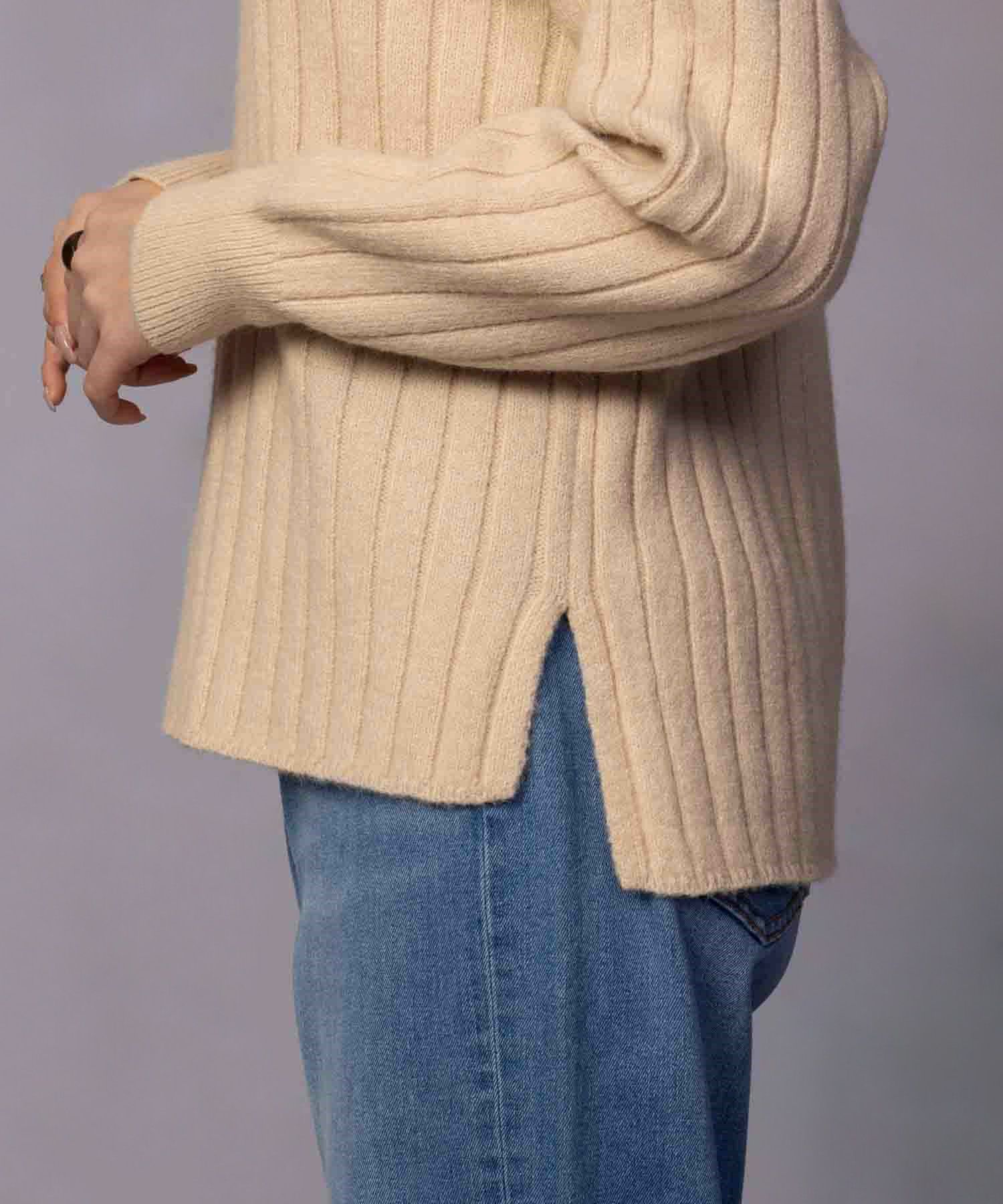 [さらに50%OFF]nAvy  もちり もちもち 洗えるニット 肩ボタンクルーネック レディース商品サムネイル-33