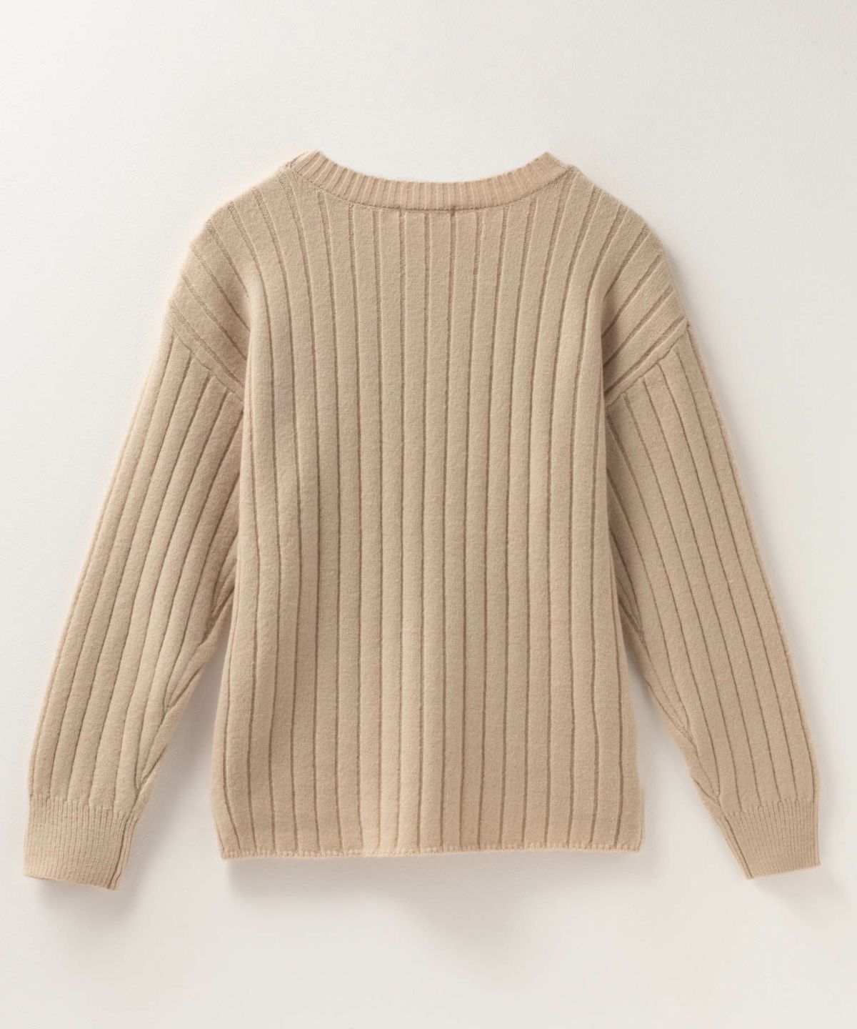 nAvy もちり もちもち 洗えるニット 肩ボタンクルーネック レディース