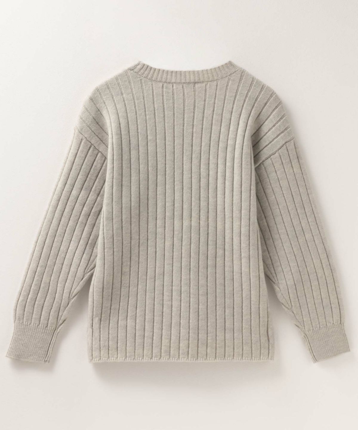 nAvy もちり もちもち 洗えるニット 肩ボタンクルーネック レディース