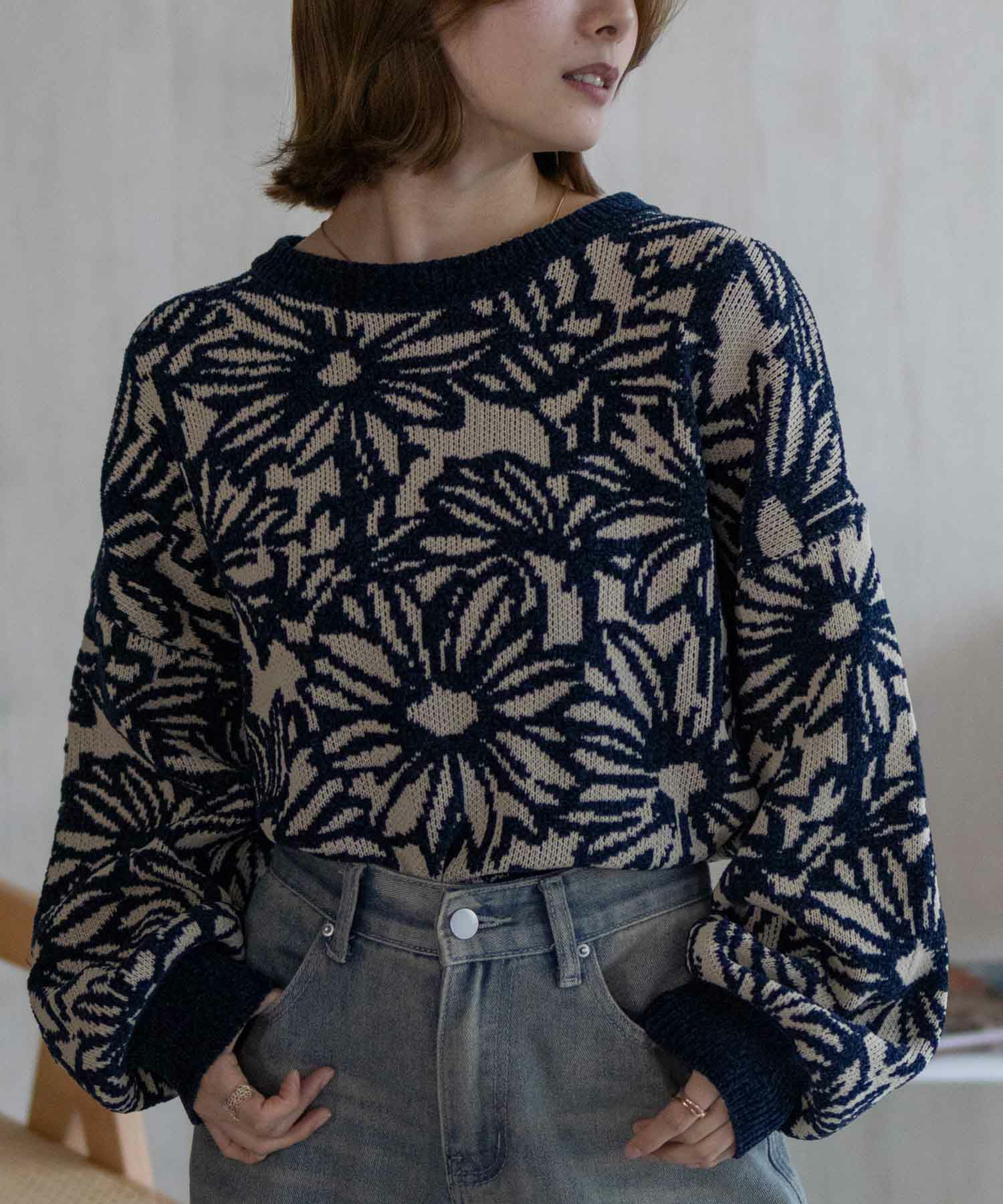 Howdy Marie モールフラワープルオーバー レディース