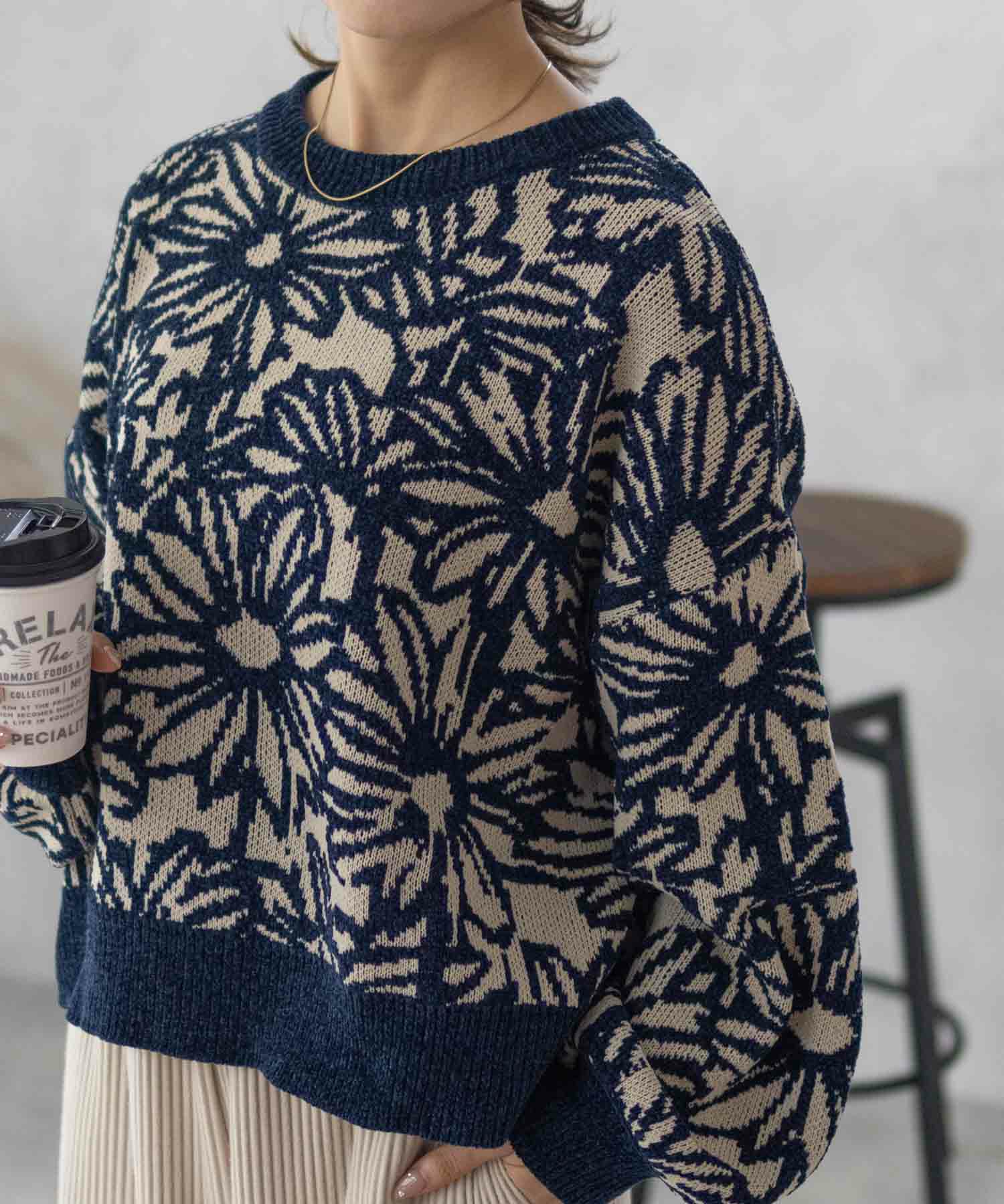 Howdy Marie モールフラワープルオーバー レディース