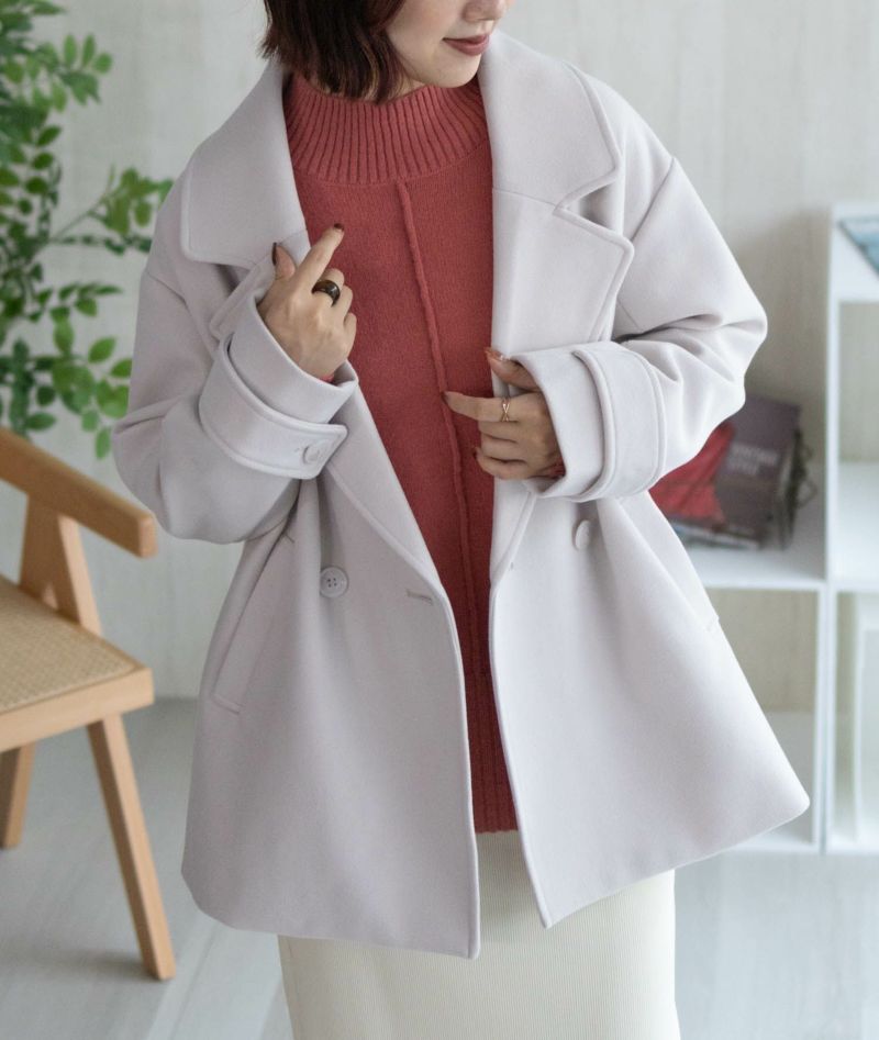 [期間限定価格]nAvy  もちり もちもち 洗えるニット 切替ハイネック レディース商品画像-17