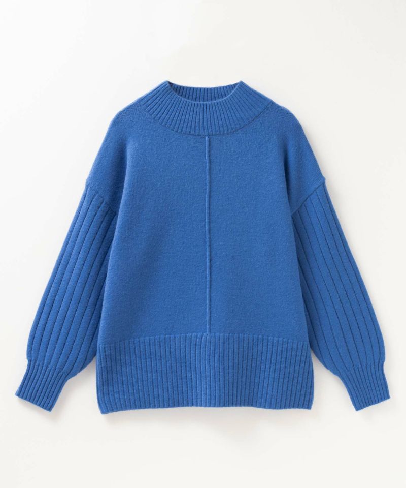 [期間限定価格]nAvy  もちり もちもち 洗えるニット 切替ハイネック レディース商品画像-21