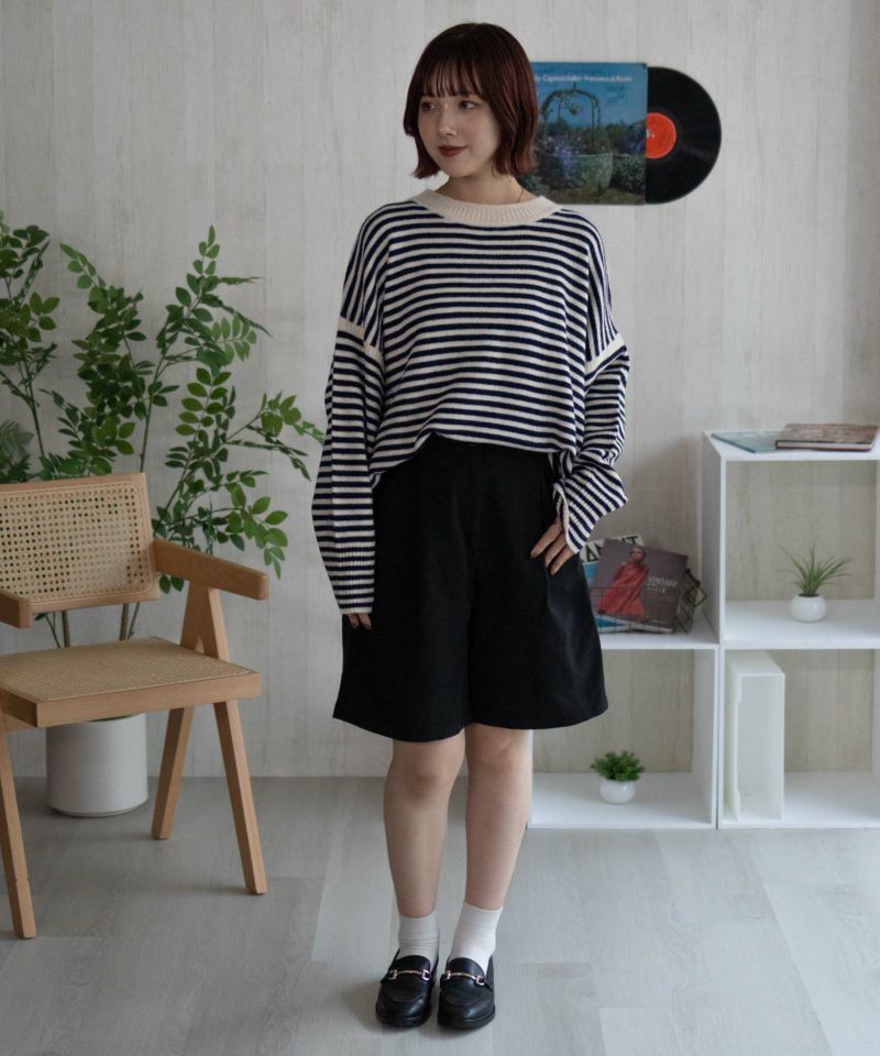 Howdy Marie  ボーダーニットプルオーバー レディース商品画像-22