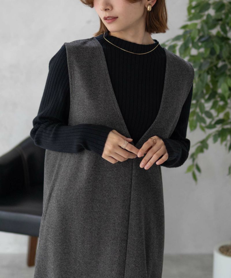 Howdy Marie ポンチ素材 ジャンパースカート レディース商品画像-1