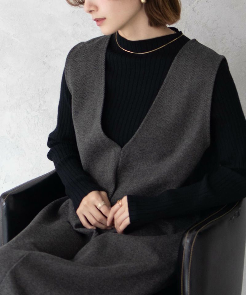 Howdy Marie  ポンチ素材 ジャンパースカート レディース商品画像-5