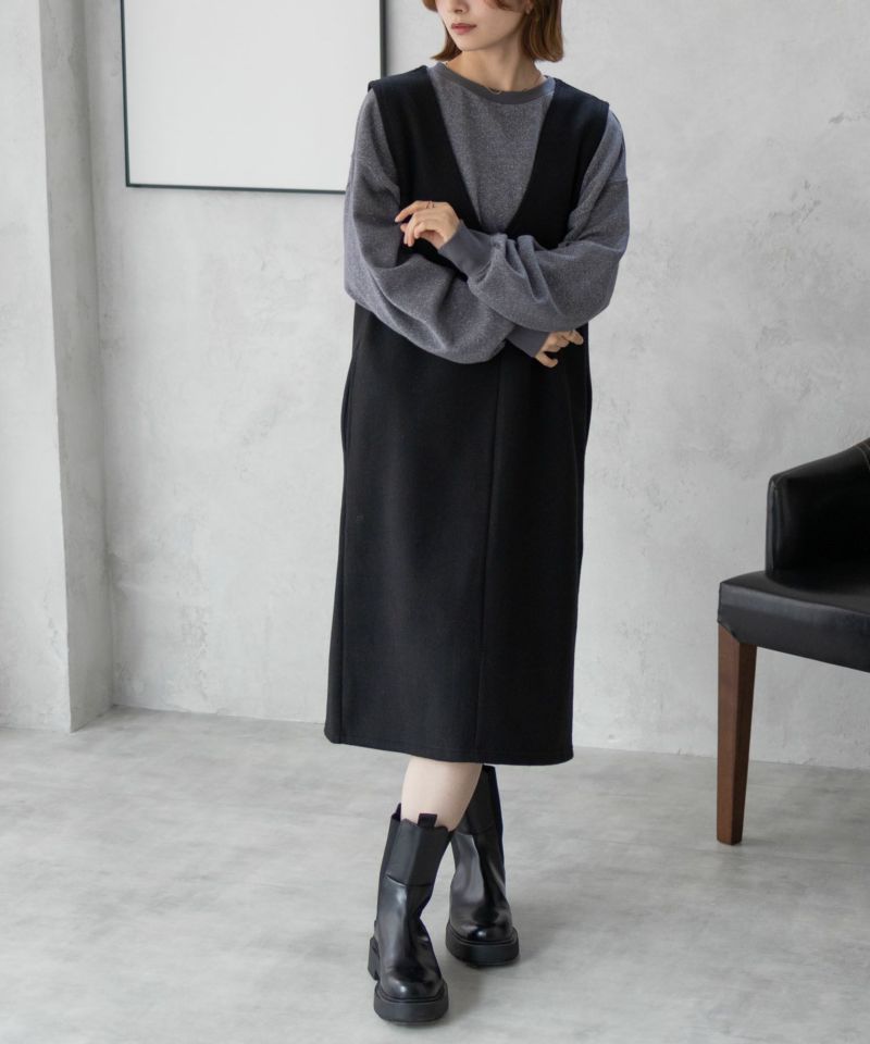 Howdy Marie  ポンチ素材 ジャンパースカート レディース商品画像-17