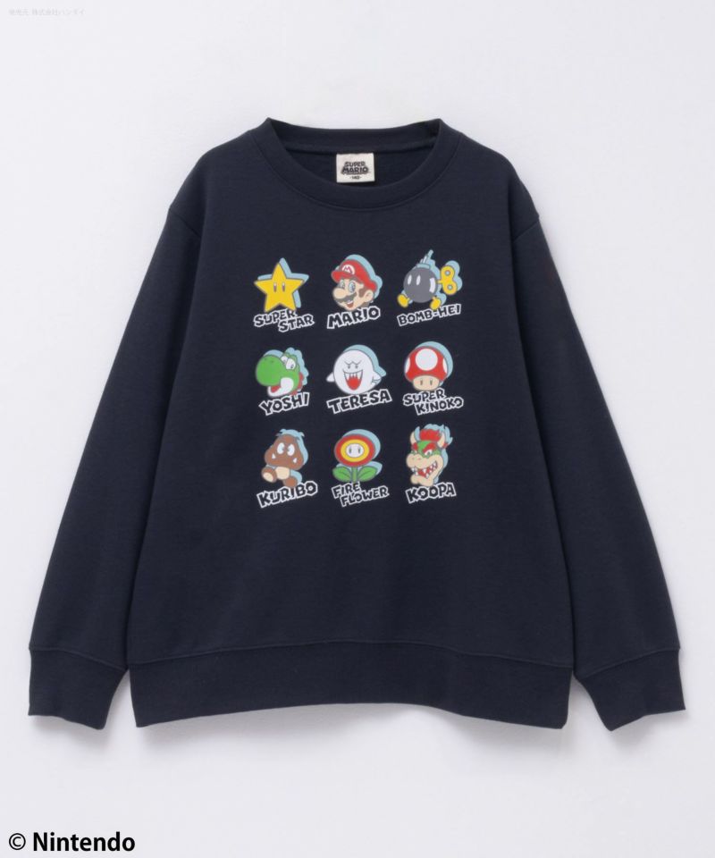 スーパーマリオ トレーナー キッズ商品画像-1