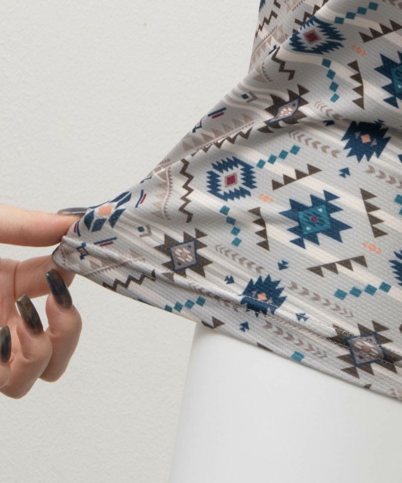 NAVY  メッシュボクサーパンツ エスニック柄 メンズ メール便 対応商品商品画像-5