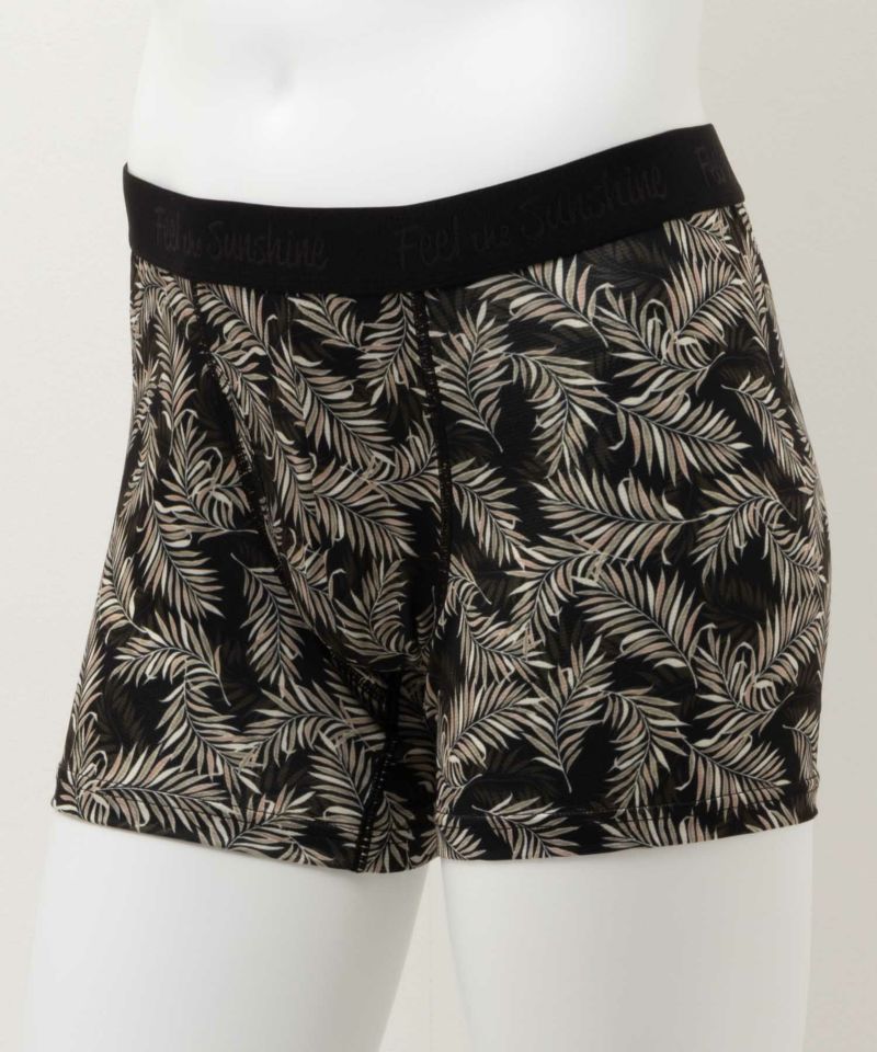 NAVY  メッシュボクサーパンツ リーフ柄 メンズ メール便 対応商品商品画像-1